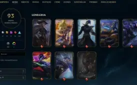 Conta League of Legends Full Acesso - 116 Champs e 93 Skins