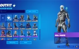 Conta Epic com skins no Fortnite