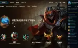 Conta Ouro 2 (md3) - League of Legends - 24 champs - 4 skin
