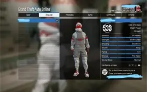GTA V PC - 1 BILHÕES- LVL 8000- 100% LIBERADO- 20 TRAJES MOD