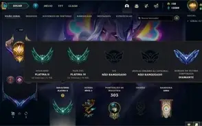 CONTA DE LEAGUE OF LEGENDS PLAT 2 CAINDO COM D1 NA SOLOQ