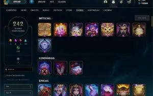 CONTA DE LEAGUE OF LEGENDS PLAT 2 CAINDO COM D1 NA SOLOQ