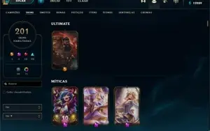 CONTA DE LEAGUE OF LEGENDS PLAT 2 CAINDO COM D1 NA SOLOQ