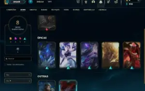 Esmeralda 4 com 50 Champs e 8 Skins