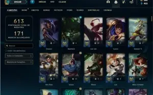 Conta prata 3 com TODOS os champs e 146 Skins ( NIVEL 519 )