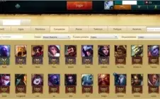 Conta lol Gold V,137 skins