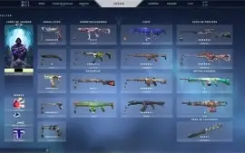 CONTA DE VALORANT DESDE O BETA COM DIVERSAS SKINS BRABAS