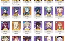 CONTA GENSHIN AR57✨12 LENDÁRIOS⭐SHOGUN+LUZ, YAE+KAGURA E+✨
