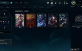 LOL Conta - Elo Diamante 1 - 33 Campeões - 5 Skins