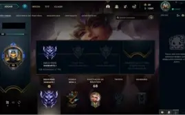 LOL Conta - Elo Diamante 1 - 33 Campeões - 5 Skins