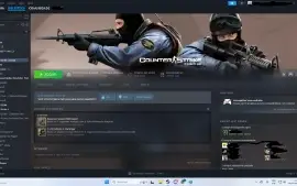 Conta steam com prime/4,8k de horas csgo, 12 anos, nivel 30