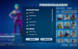 Conta Fortnite: 218 Skins: Wonder, Ikonik, Glow, Travis Scot