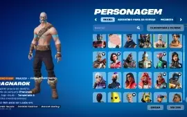 Conta Fortnite: 218 Skins: Wonder, Ikonik, Glow, Travis Scot