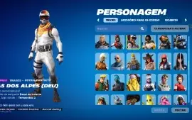 Conta Fortnite: 218 Skins: Wonder, Ikonik, Glow, Travis Scot