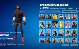 Conta Fortnite: 218 Skins: Wonder, Ikonik, Glow, Travis Scot
