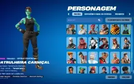 Conta Fortnite: 218 Skins: Wonder, Ikonik, Glow, Travis Scot