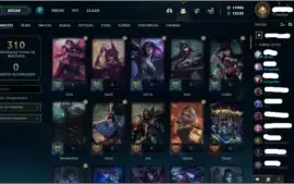 Conta League Of Legends Plat3 C/Skin Zoe e Irelia Prestígio