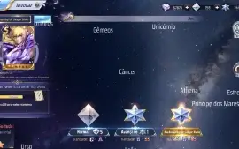 Saint seiya Awakening com mais de 3600 Gemas Avançadas