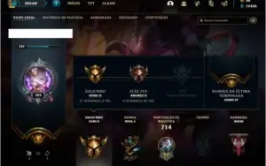 Conta ouro 2 com TODOS os champs e 221 skins