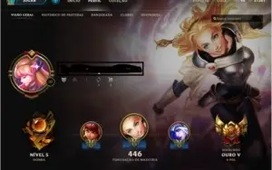 Conta Lol Ouro 5