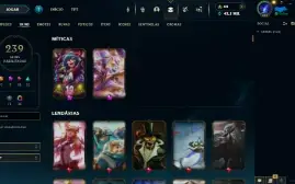 Conta Lol 244 Skins Plat 2