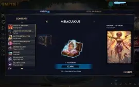Conta de Smite Level 151, miraculous chest 1105 gemas e mais