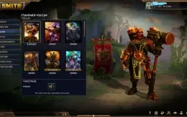 Conta de Smite Level 151, miraculous chest 1105 gemas e mais