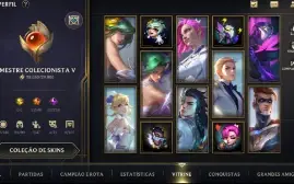 Conta Wild Rift com 161 Skins