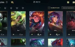 Conta Wild Rift com 161 Skins