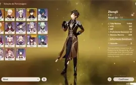 AR30 RIDEN SHOGUN, KAZUHA, ZHONGLI 7 MIL GEMAS + BENÇÃO