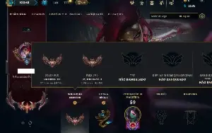 Bronze 3 com 21 Champs e 12 Skins +1 Prestigio da Katarina