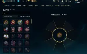 Bronze 3 com 21 Champs e 12 Skins +1 Prestigio da Katarina