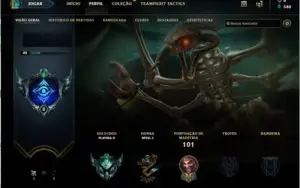 Conta LoL Platina Ii 75 pdl