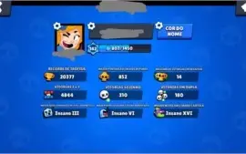 Vendo conta Brawl Stars