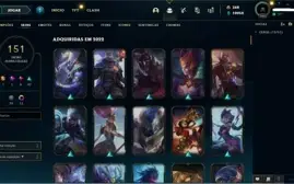 Conta LOL nv 345 Platina IV