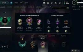 Conta LOL nv 345 Platina IV