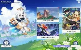 Conta Genshisn com 25 personagem 5* e muito mais