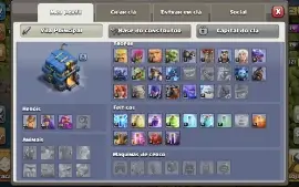 Coc - Cv12 Nível 147 - Bem Upada - Preço De Viciado!