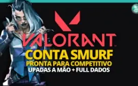 Conta Smurf LVL 20 Uranked + Dados Completos