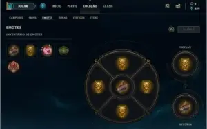 35 Campeões + 6 skins + algumas coisas