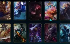 Conta 58 champs e 40 skins