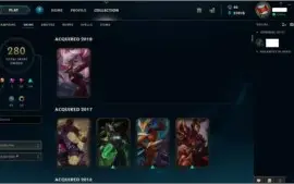 CONTA COMPLETA - ALL CAMP / 280 SKINS(VAYNE, UDYR E EZREAL)