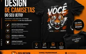 Edito vídeo faço banner faço design de blusa