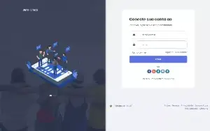 Plataforma de Rede Social Profissional monetizada Com Planos