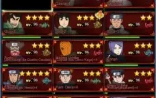 Conta Naruto Online s406 150k de fc 17k de 1º atk