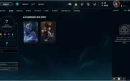 CONTA LOL PLATINA 3 - 60% WINRATE - 35 CHAMP - 2 SKINS