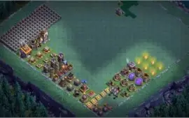 Conta clash of clans cv11 e cc8 bem upada