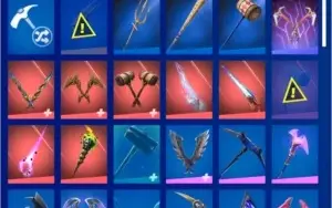Todos os passes desde a Temporada 5 + Ikonik + Glow + Vbucks