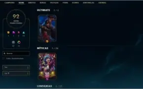 Conta Platina Nível 322