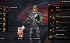 Conta Smurf Free fire level 8 + Skins e personagens